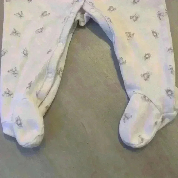 Ralph Lauren Classic Bear Footed Sleeper Coverall Onesie 6M - Picture 7 of 9